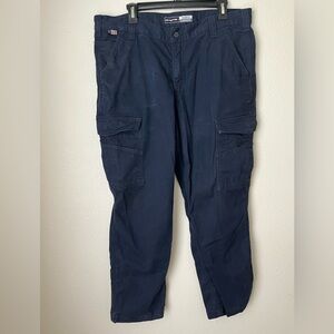 Carhartt FR Dark Blue Relaxed Fit Cargo Pants